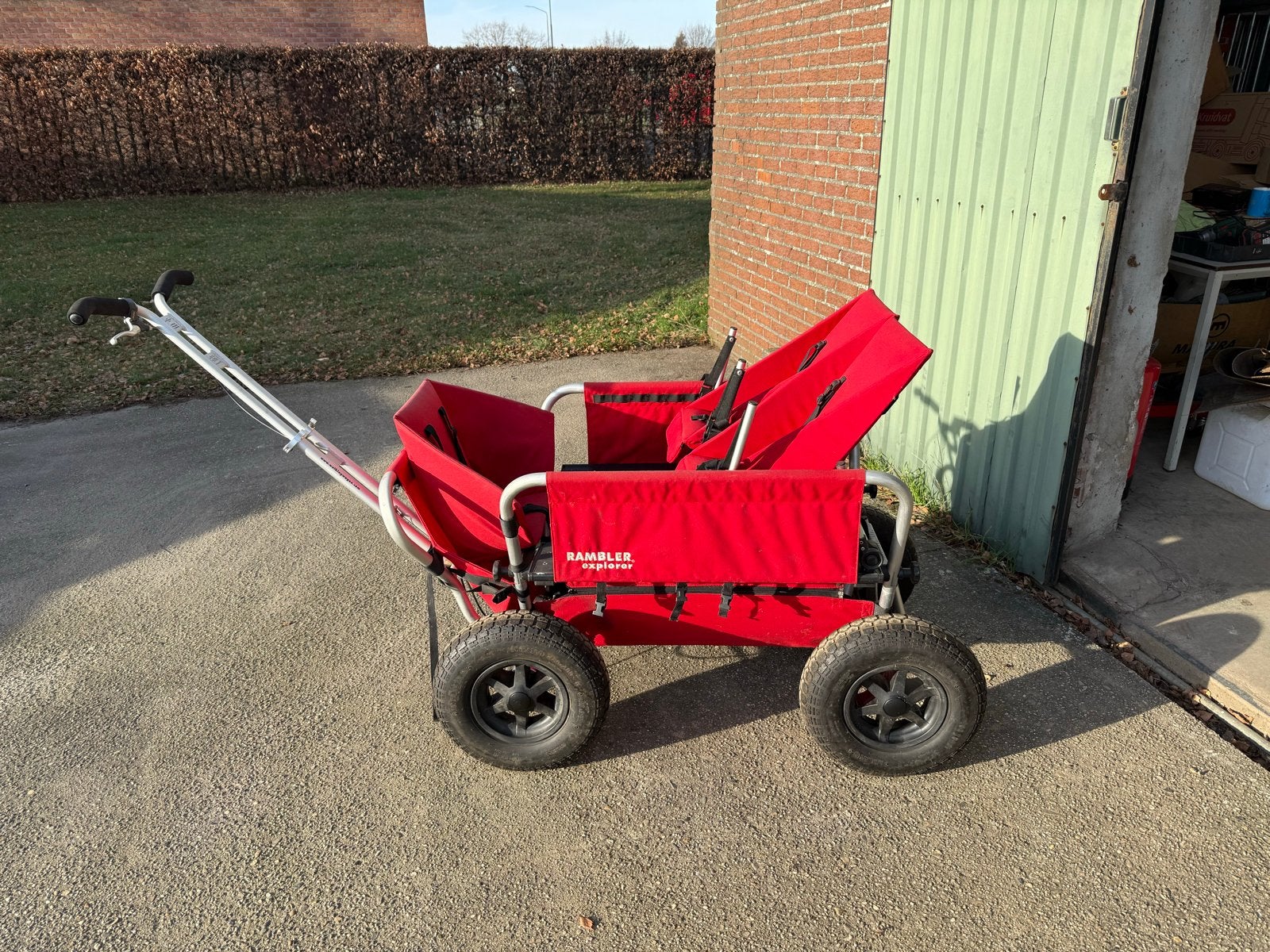 Rambler Explorer bolderkar - super netjes, veeeeel extra’s!!, Caravans en Kamperen, Bolderkarren, Ophalen, Opvouwbaar, Zo goed als nieuw