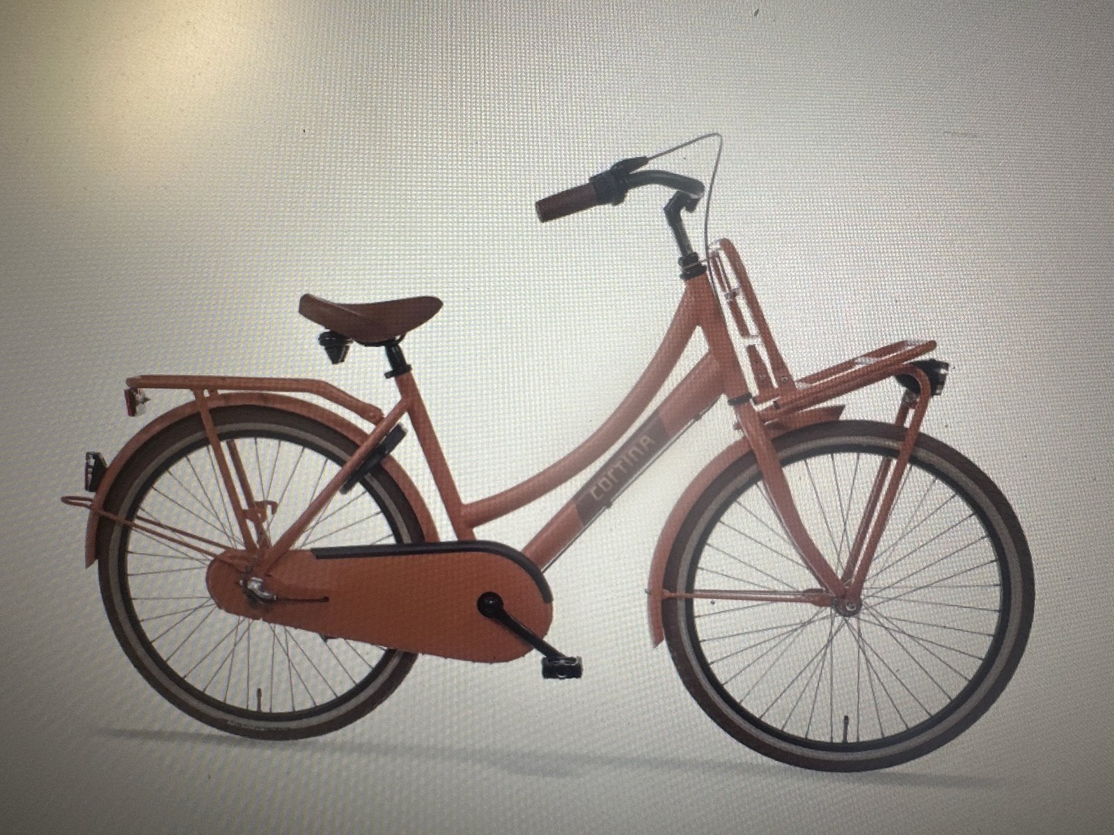 Cortina U4 Mini Transportfiets - 3 versnellingen, Terugtraprem, 24 inch, Cortina, Versnellingen