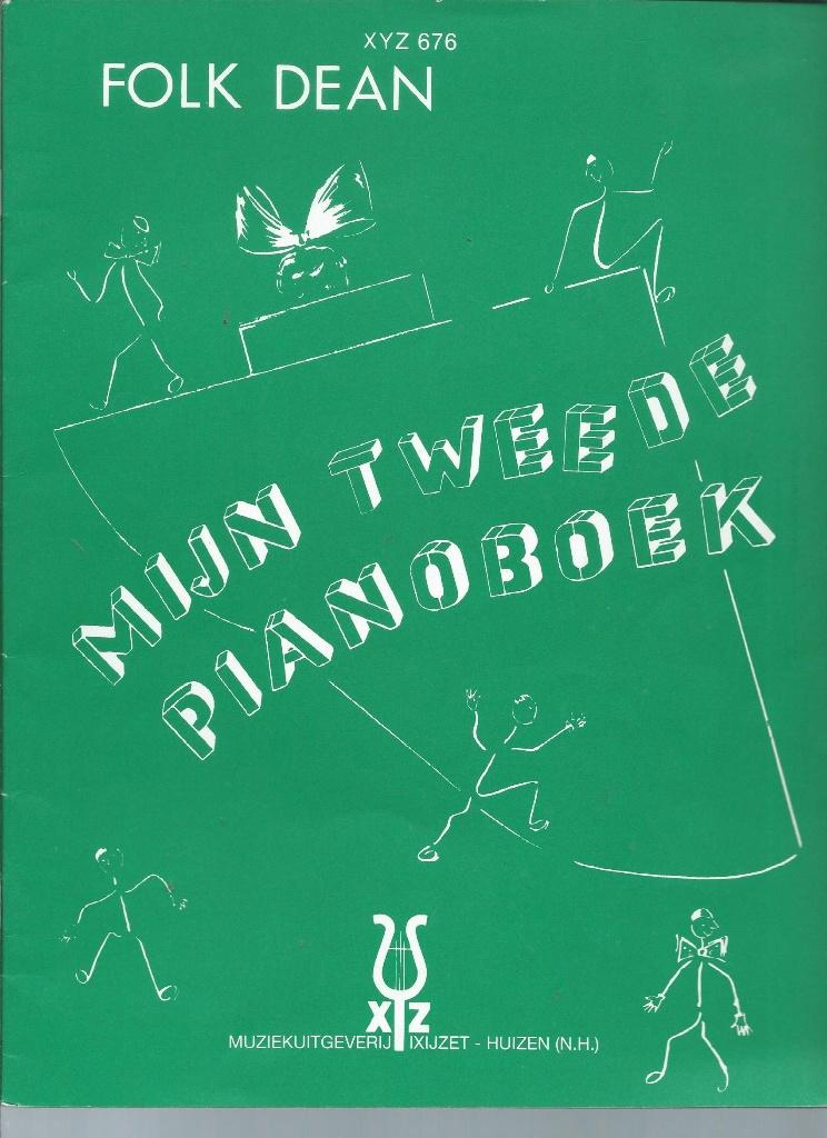 Folk Dean Mijn tweede (2e) pianoboek, Muziek en Instrumenten, Bladmuziek, Gebruikt, Les of Cursus, Ophalen of Verzenden, Piano