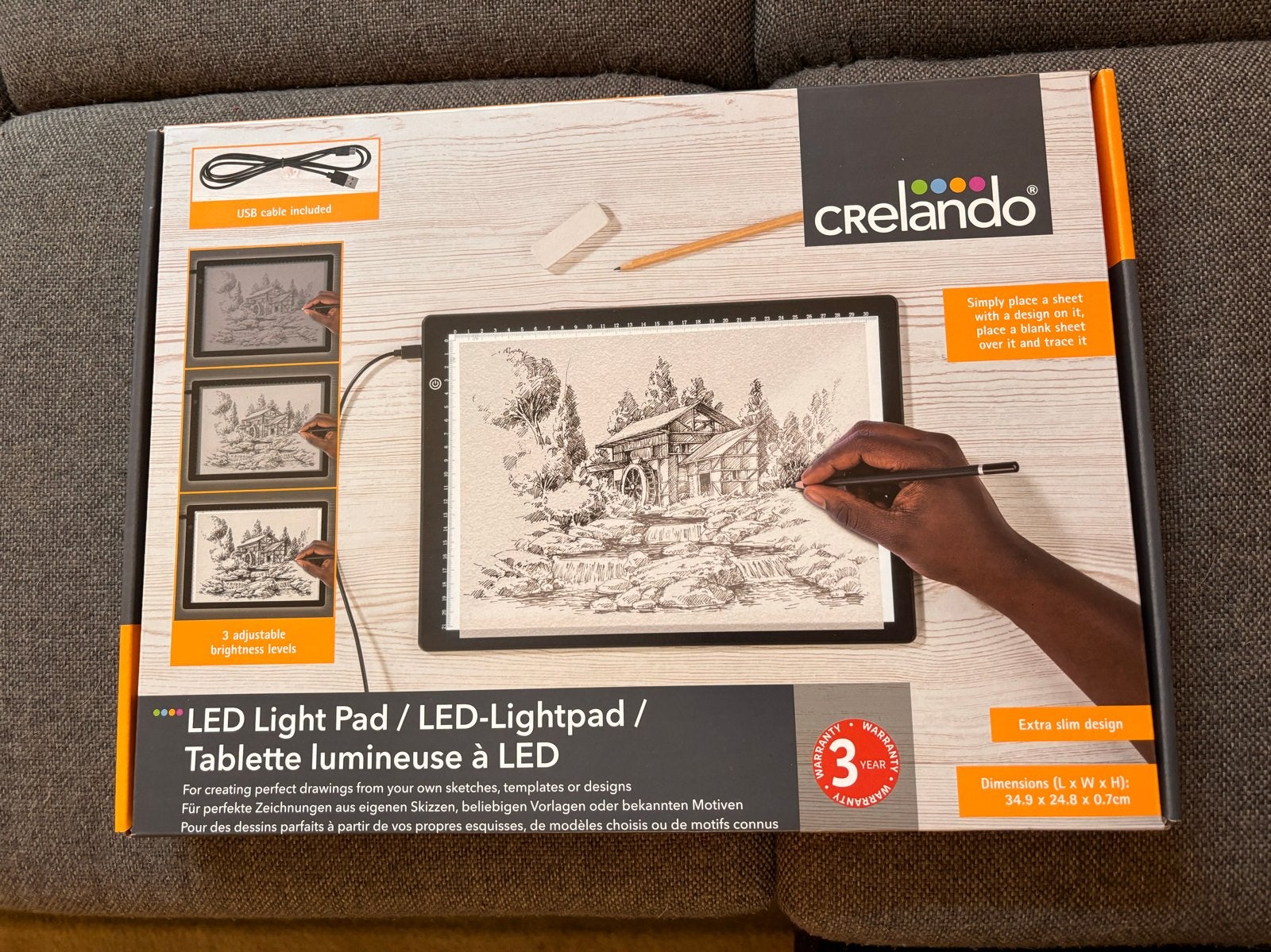 Crelado LED Lichtpad / Lichttafel A4 - Nieuw in doos, Ophalen of Verzenden, Nieuw, Overige typen