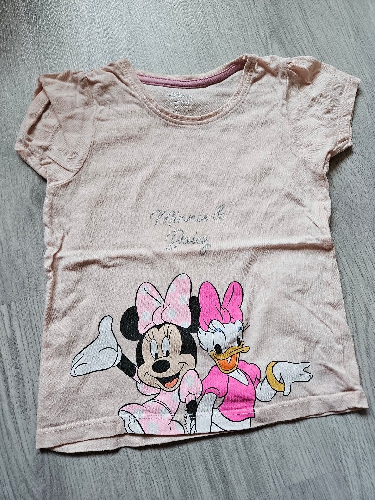 Minnie Mouse Daisy t-shirt maat 98 in zeer goede staat, Meisje, Ophalen of Verzenden, Zo goed als nieuw, Shirt of Longsleeve