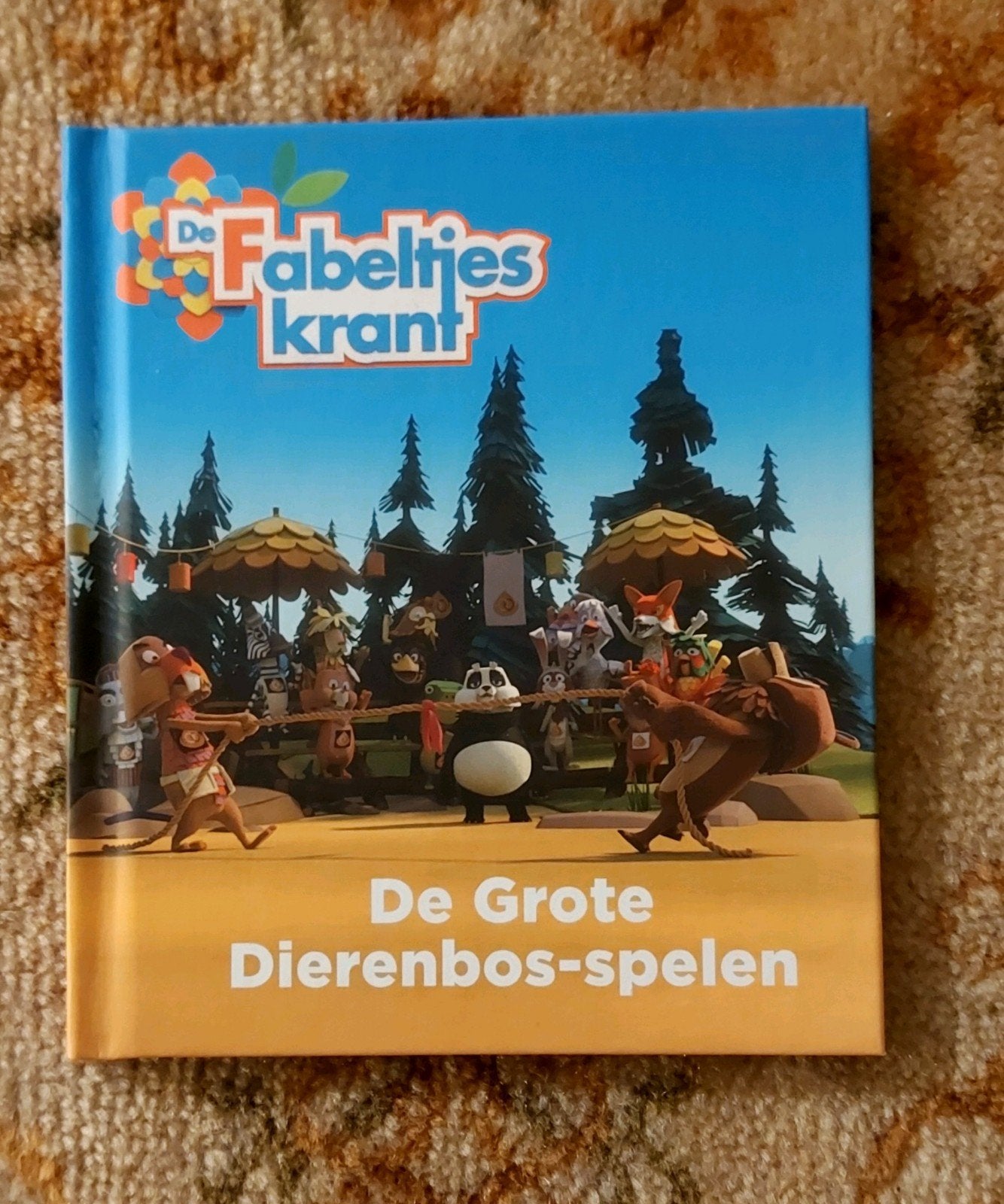 De Fabeltjeskrant leesboek: De grote dierenbos-spelen, Ophalen of Verzenden, Nieuw