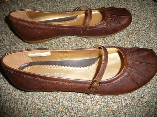 nette bruin lederen Schoenen maat 40, Kleding | Dames, Schoenen, Ophalen of Verzenden, Zo goed als nieuw