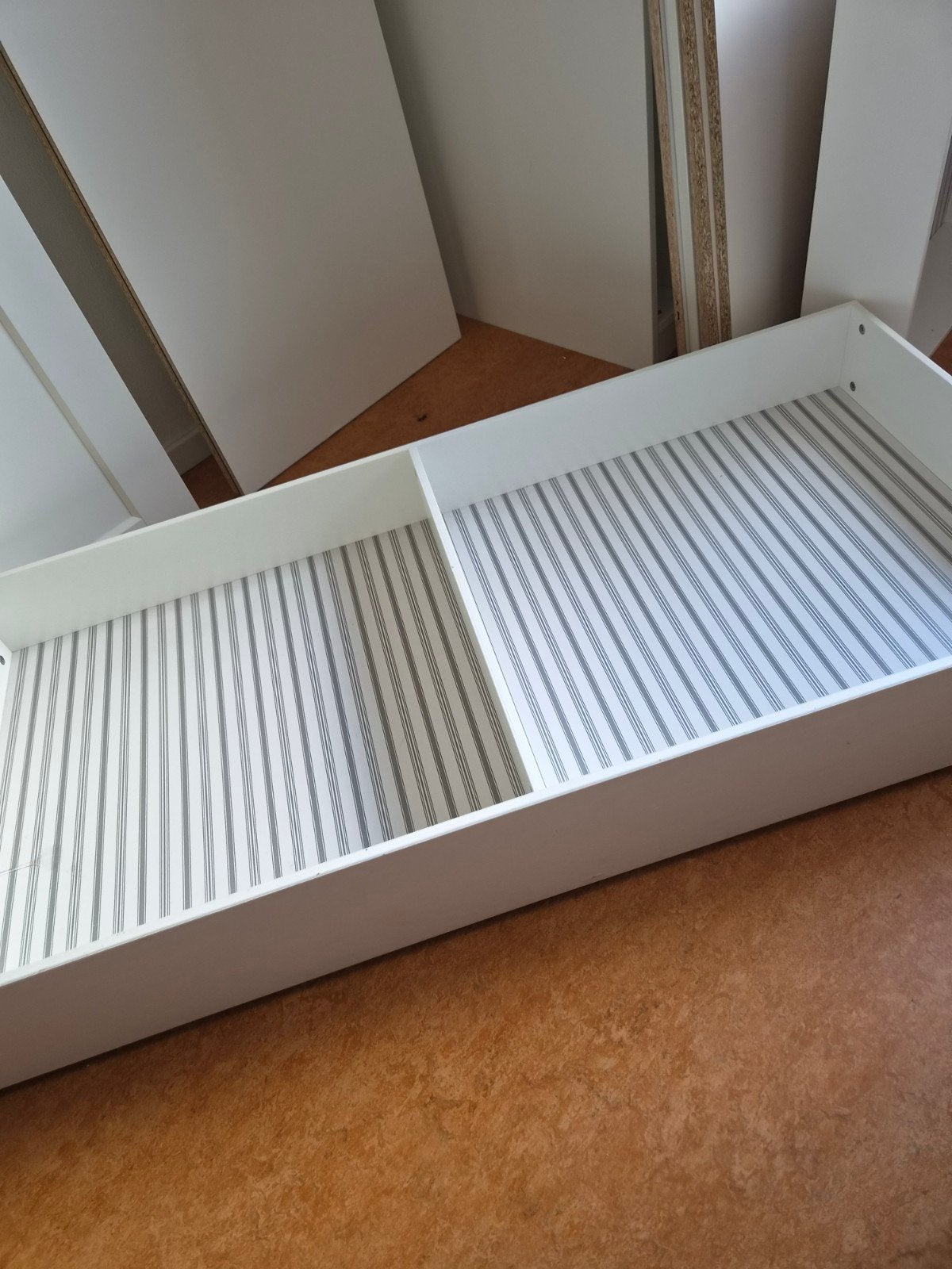 3x Bedlades voor onder het bed - opbergruimte, Ophalen, Wit, Tweepersoons, Overige maten