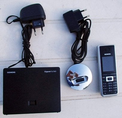 Telefoonset Siemens Gigaset SL 560 - 5 stuks, Ophalen of Verzenden, Zo goed als nieuw, 4 handsets of meer