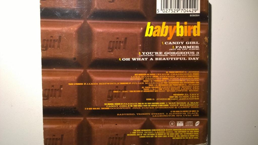 Babybird - Candy Girl, Ophalen of Verzenden, 1980 tot heden, Zo goed als nieuw, Jazz