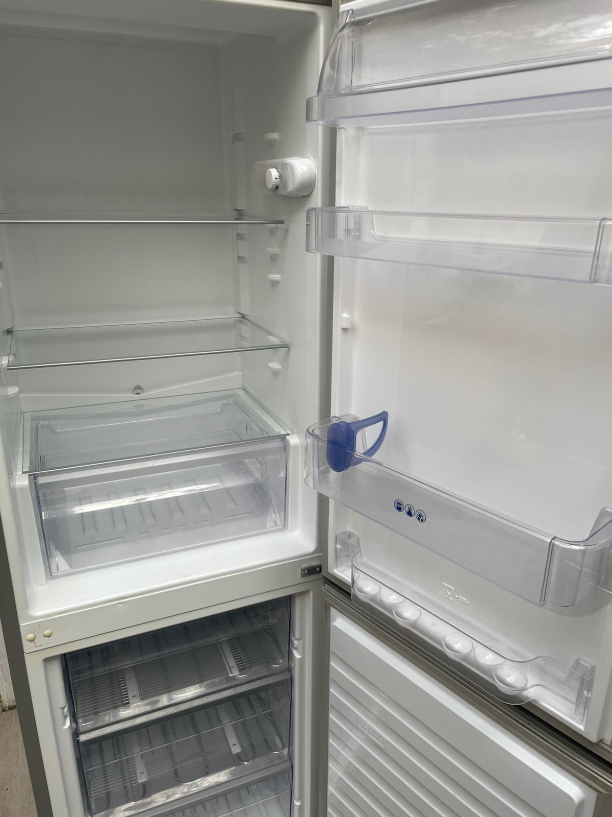 Whirlpool WBE 34162 TS koel/vries kast, Gebruikt, 200 cm of meer, 75 cm of meer, Grijs
