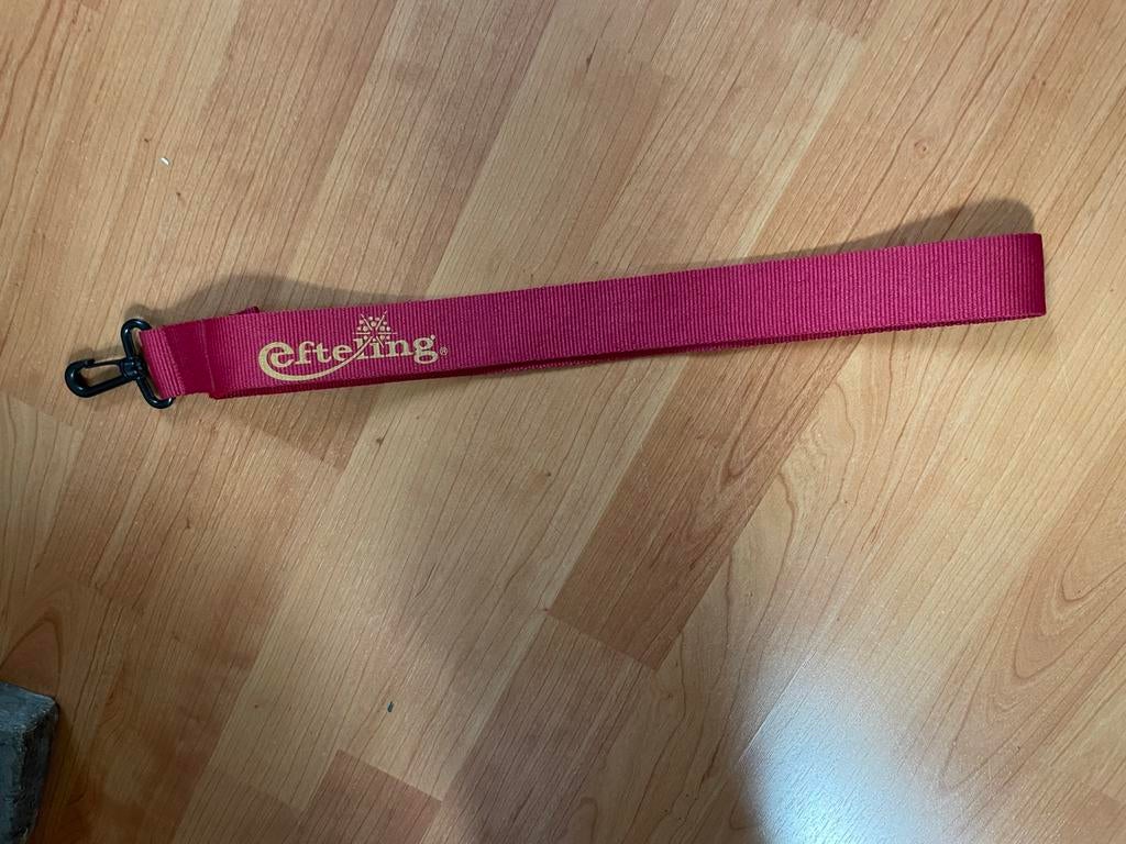 Efteling Keycord - Rood met gouden logo, Verzamelen, Efteling, Ophalen of Verzenden, Zo goed als nieuw, Gebruiksvoorwerp