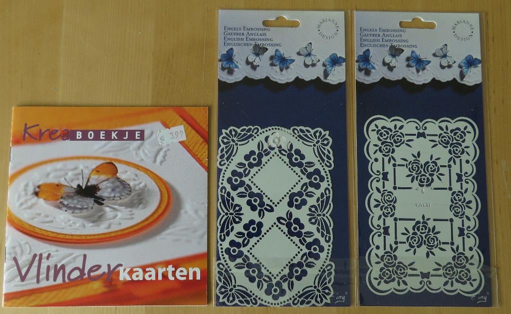 Kreaboekje Vlinderkaarten + 2 Mallen, Ophalen, Gebruikt, Overige thema's, Pons of Mal