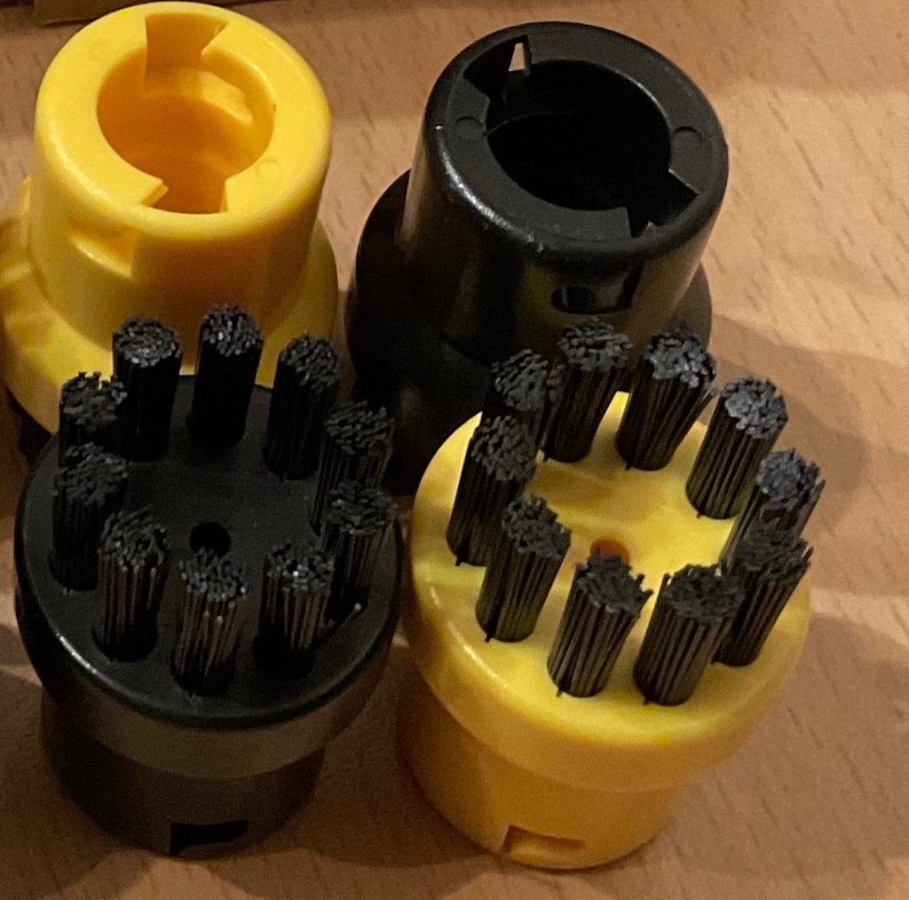 Ronde Borstels-sets voor Karcher Stoomreiniger SC Cleaner, Witgoed en Apparatuur, Stoomapparaten, Ophalen, Nieuw, Stoomreiniger