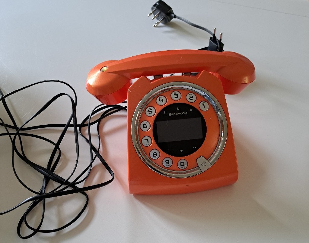 Retro Sagemcom Sixty telefoon, Telecommunicatie, Vaste telefoons | Handsets en Draadloos, Ophalen, Zo goed als nieuw, 1 handset