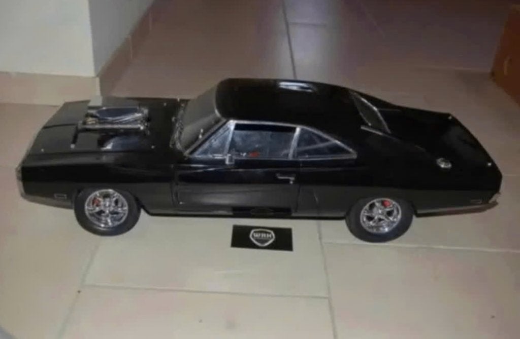 1:8 DODGE CHARGER RT Fast Furious Deagostini HANDBOUW WRH, Ophalen, Zo goed als nieuw, 1:5 t/m 1:8, Auto