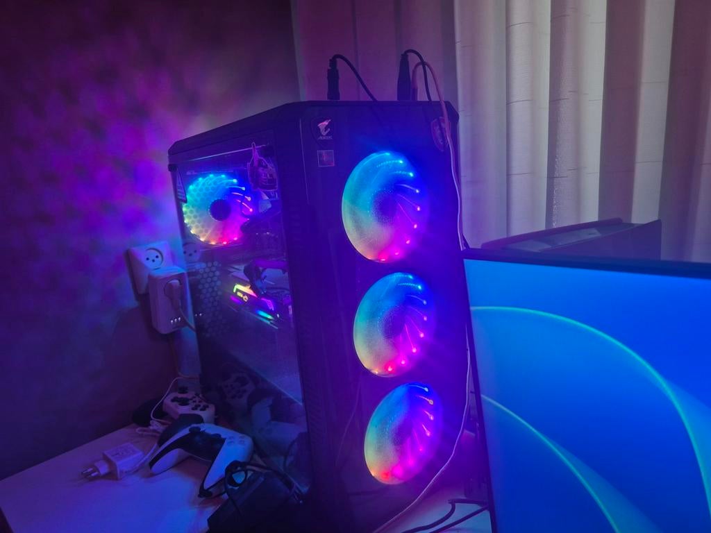 Gaming PC: Ryzen 9 3900XT, RTX 2080, 32GB RAM, RGB, Gebruikt, 32 GB, Met videokaart, 4 Ghz of meer