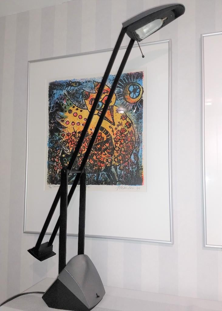 Vintage  architectenlamp /zweef/schommelarm- van Massive, Huis en Inrichting, Lampen | Tafellampen, Gebruikt, Minder dan 50 cm