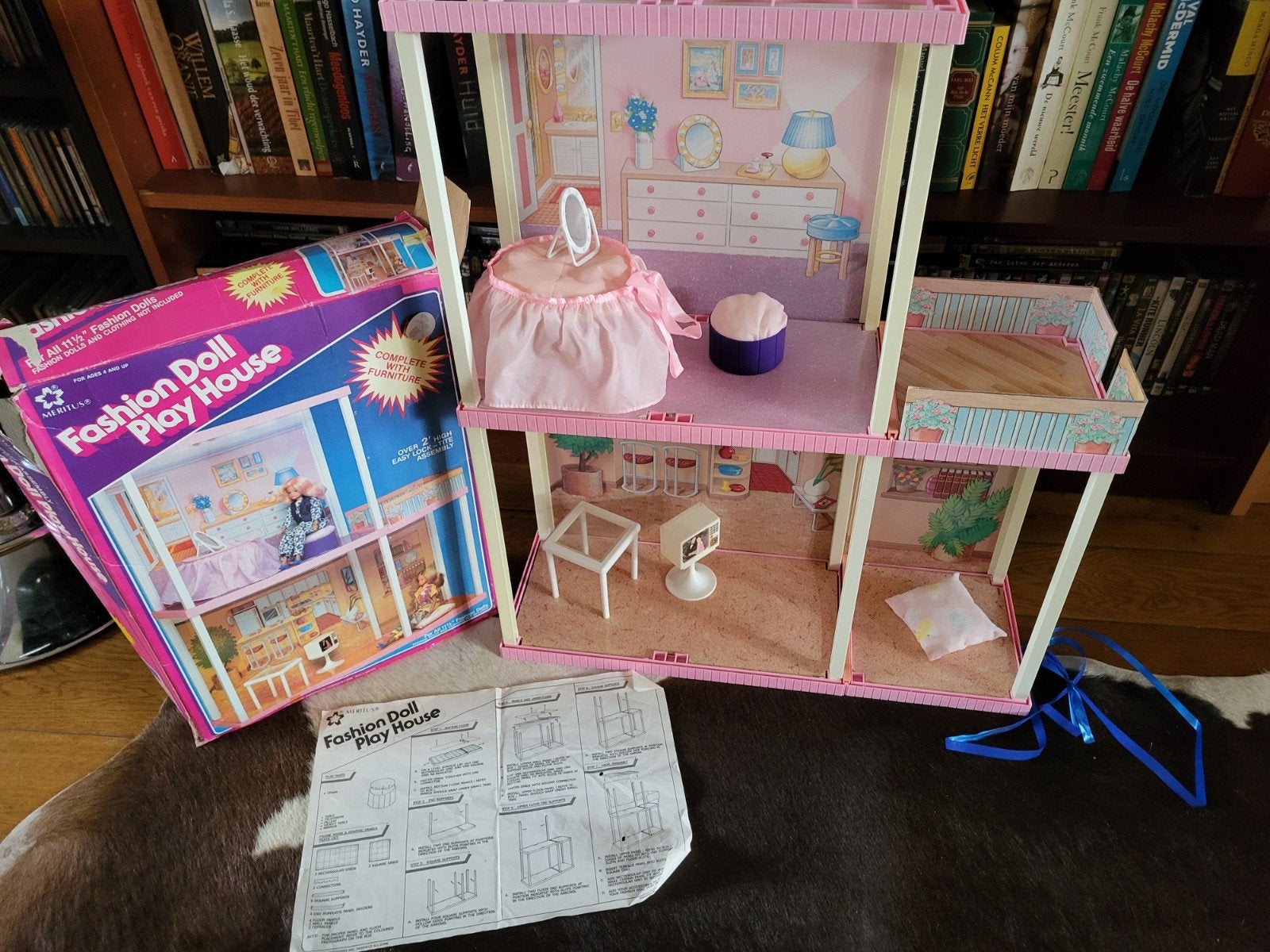 Vintage Fashion Doll House - jaren '80, Ophalen of Verzenden, Gebruikt, Poppenhuis