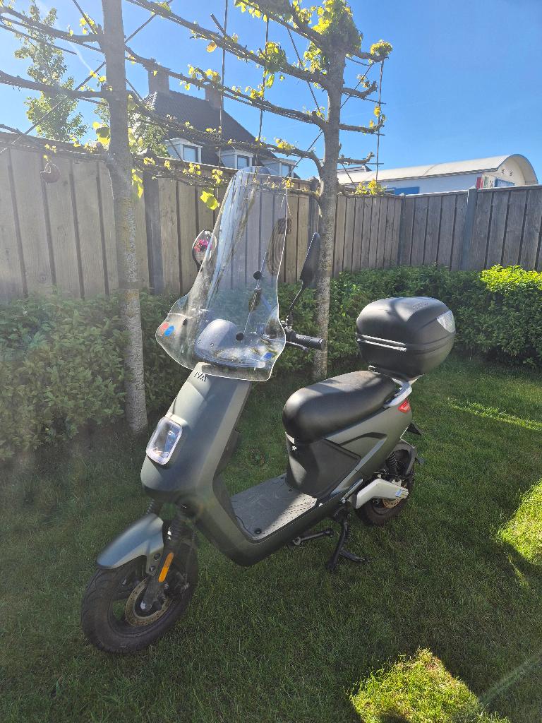 Electrische Scooter IVA S4 mat groen 45 km, Gebruikt, Maximaal 45 km/u, Elektrisch, Ophalen