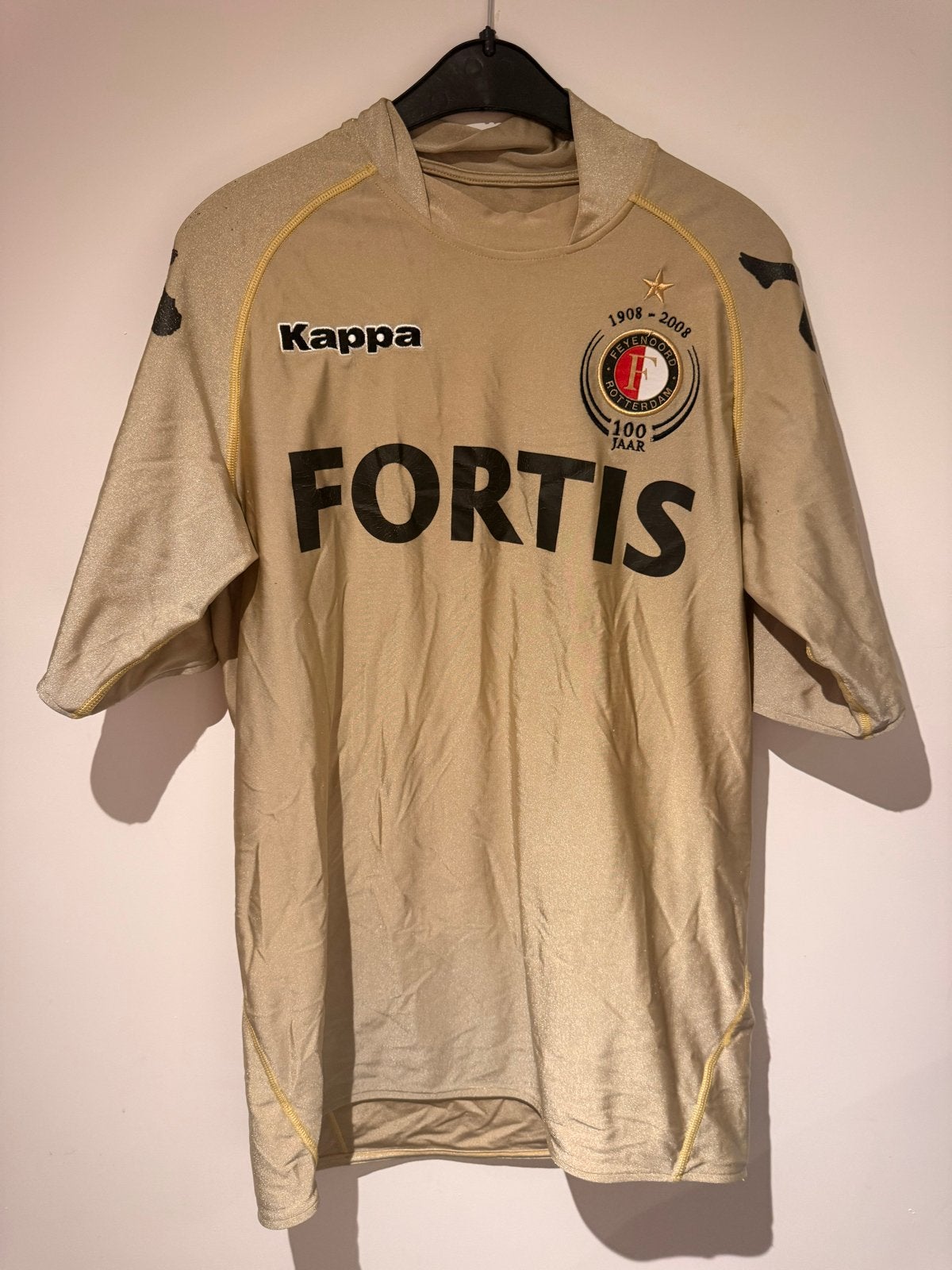 Feyenoord 100 Jaar Jubileum Shirt - Zeer Zeldzaam Verzamelaa, Verzamelen, Sportartikelen en Voetbal, Ophalen, Gebruikt, Feyenoord