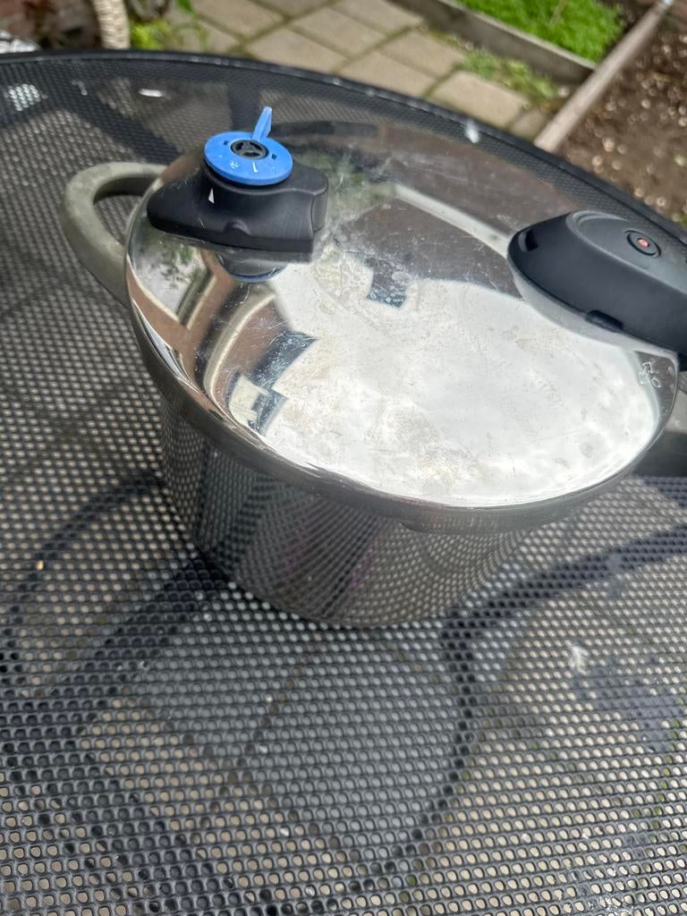 Stoomboot / Snelkookpan - RVS - 4 Liter, Gebruikt, Inductieplaat, Rvs, Ophalen