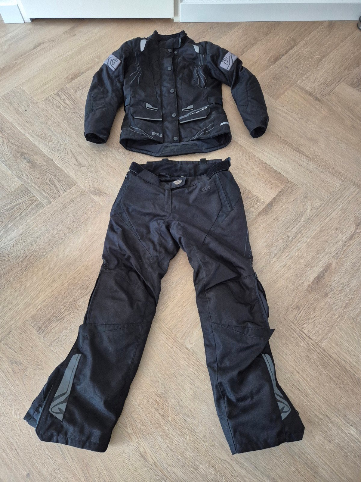 Motorpak Macna+binnenvoering, dames, maat S, zwart textiel, Ophalen, Combipak, Dames, Tweedehands
