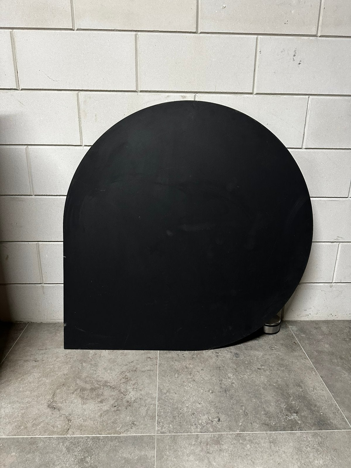 Kachel houtkachel pelletkachel onderplaat staal 100x100, Huis en Inrichting, Kachels, Ophalen, Zo goed als nieuw, Hout, Houtkachel
