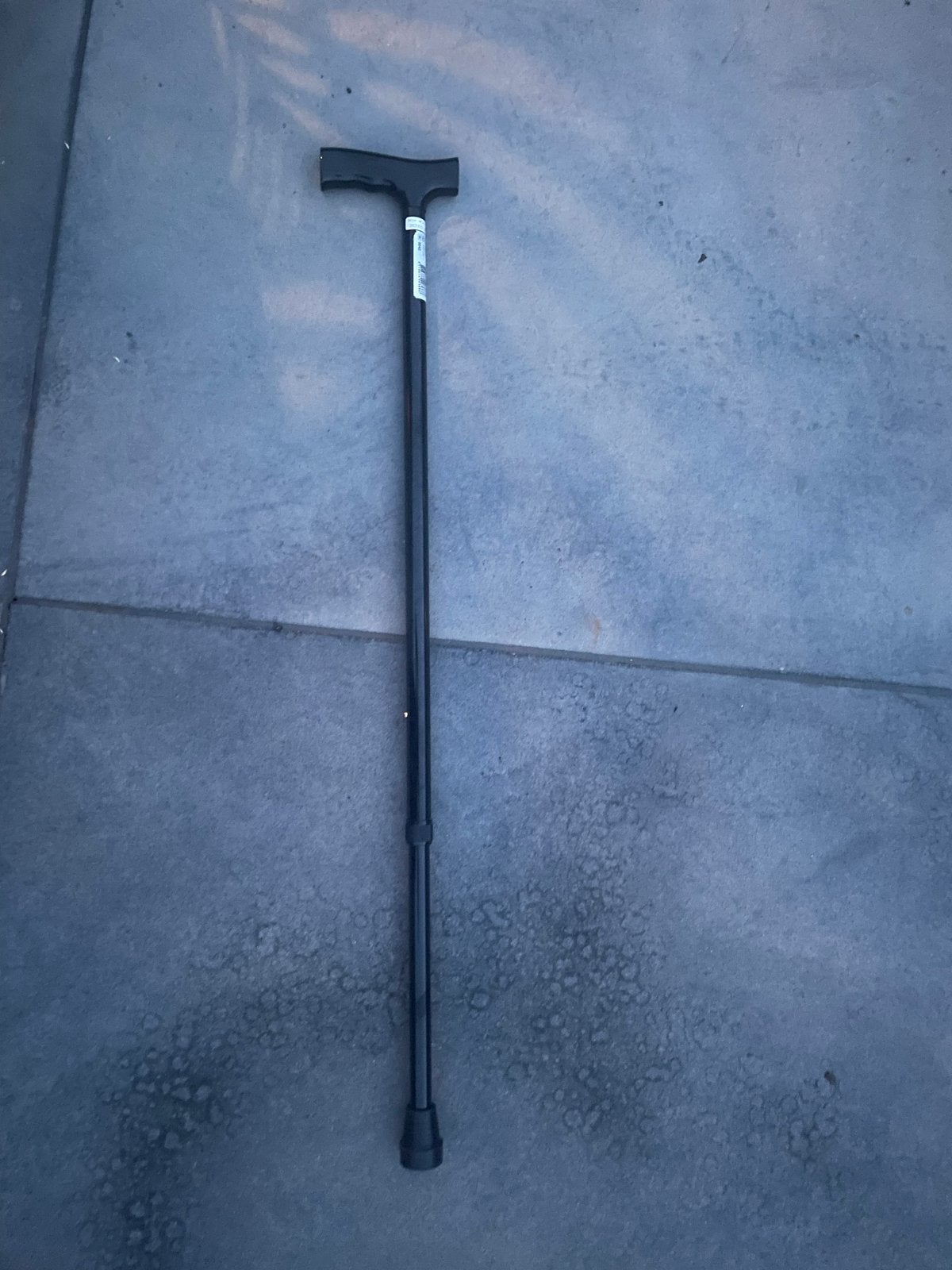 Aluminium wandelstok in hoogte verstelbaar, Diversen, Ophalen of Verzenden, Verstelbaar, Zo goed als nieuw