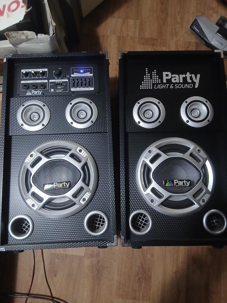 Party Speakers - Set van 2, Overige merken, Gebruikt, Ophalen of Verzenden, 120 watt of meer