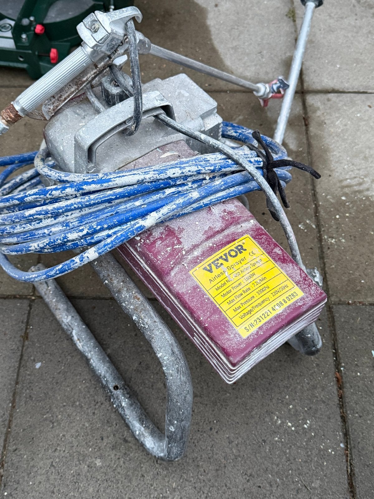 Vevor Airless Verfspuit 1800W - Krachtige Verfspuit, Ophalen, Gebruikt, Verfspuit of Verfpomp