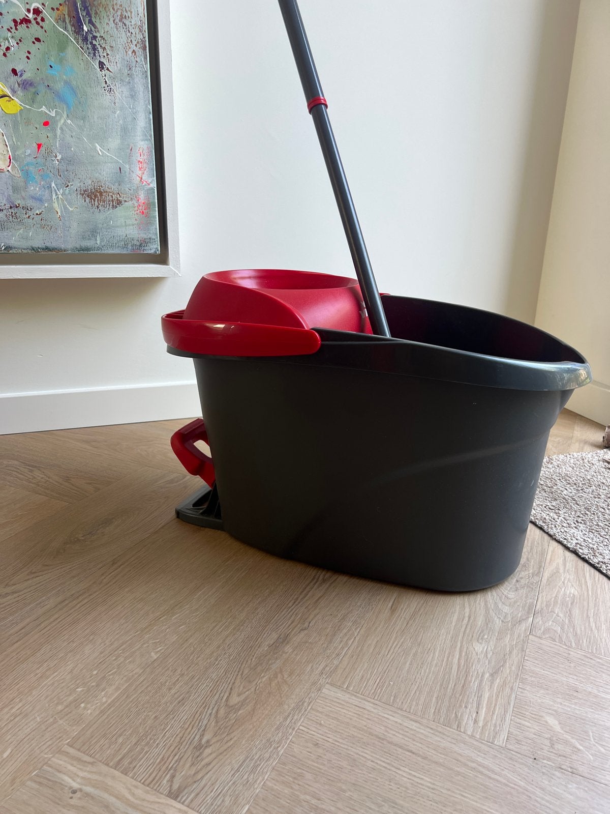 Vileda Easy Wring & Clean Turbo Dweilsysteem, Ophalen of Verzenden, Dweilemmer, -bak, of -wagen