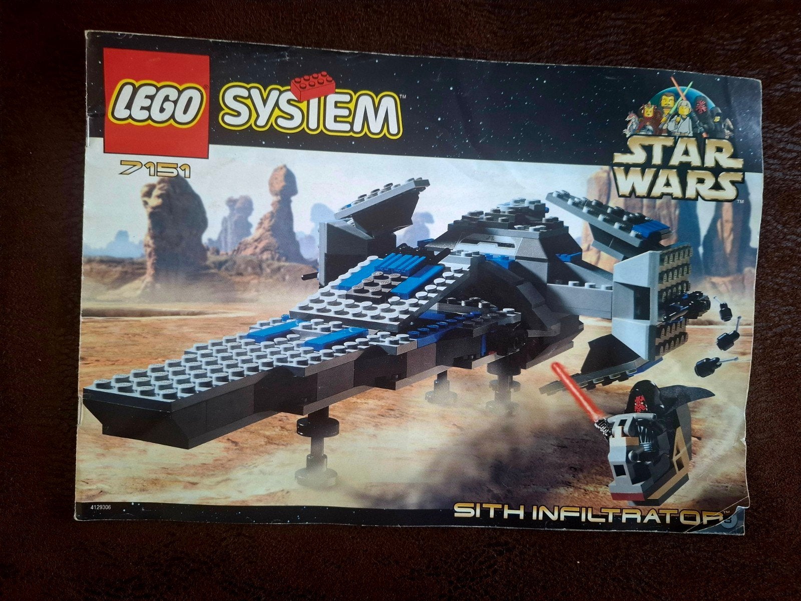 Lego Star Wars 7151 Sith Infiltrator met Darth Maul, Compleet, Gebruikt, Star Wars, Lego