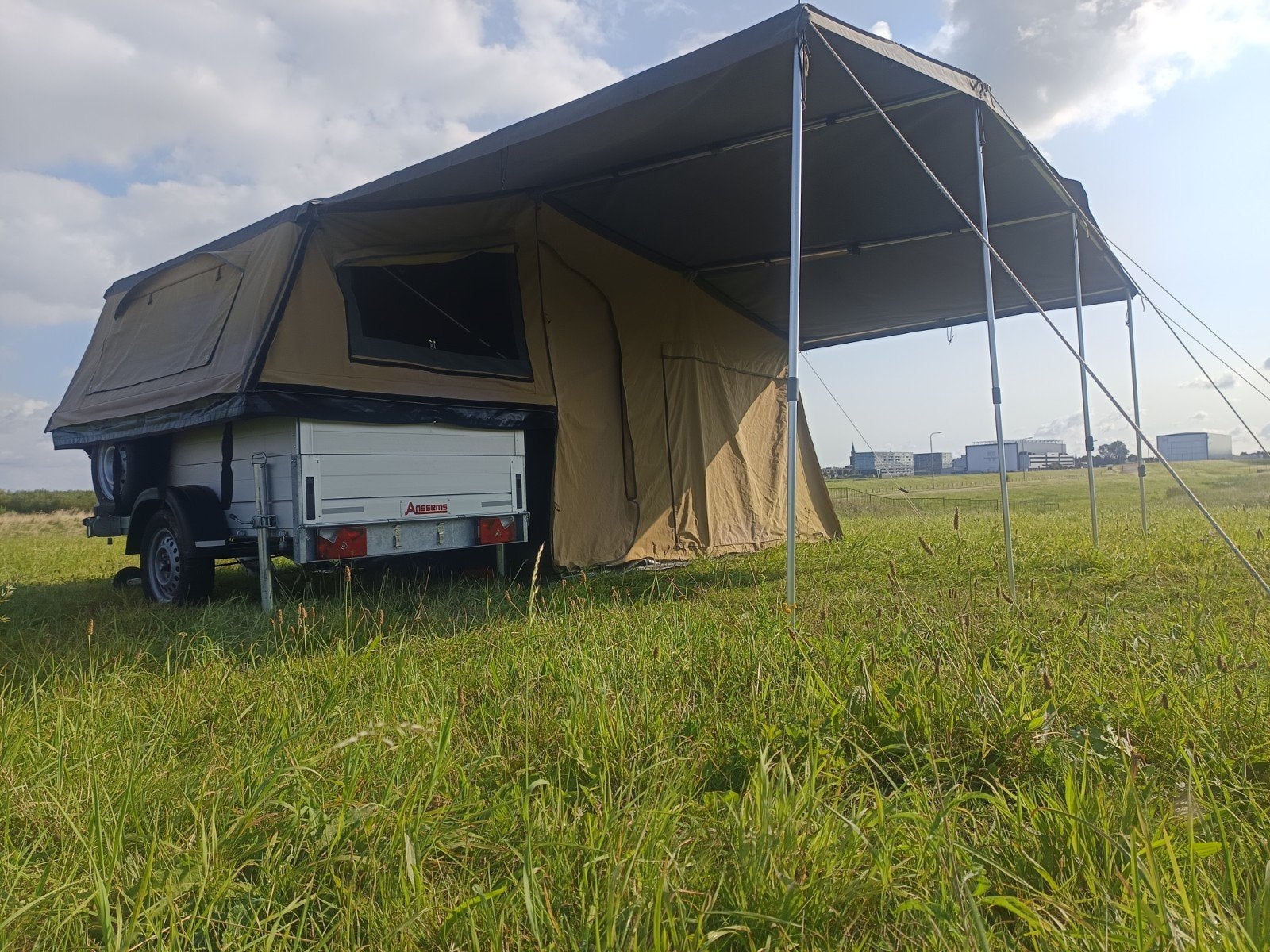 Buite Lewe vouwwagen bij 2023, Caravans en Kamperen, Vouwwagens, Ophalen of Verzenden, Beige, Tot en met 2, Overige merken