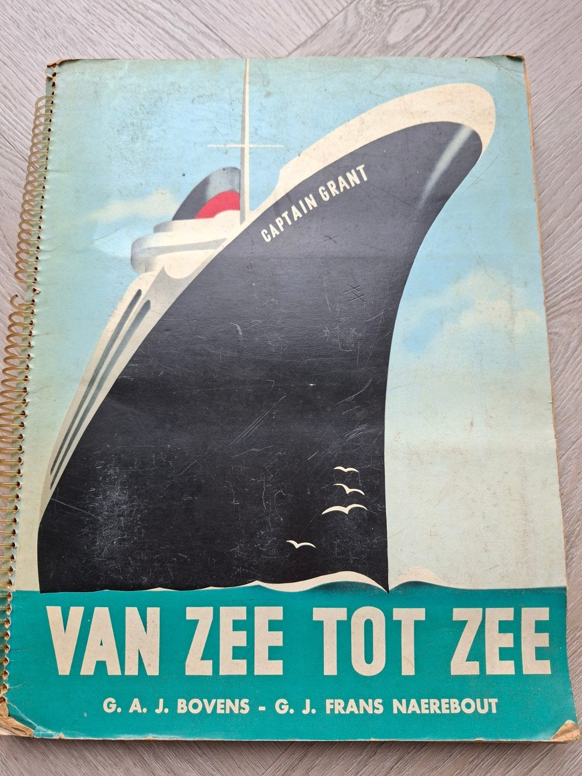 Vintage Boek 'Van Zee Tot Zee' -  Maritieme Geschie, Verzamelen, Ophalen of Verzenden, Gebruikt, Motorboot of Zeilboot, Boek of Tijdschrift