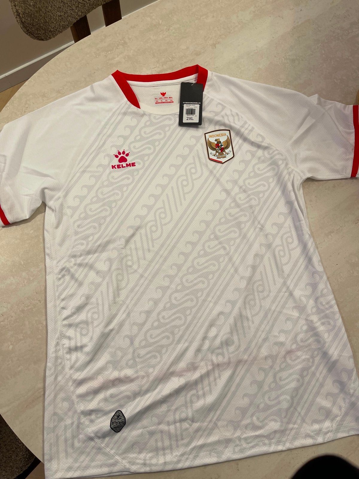 Indonesië Nationaal Team Voetbalshirt Maat XXL 2026, Groter dan maat XL, Ophalen of Verzenden, Nieuw, Shirt