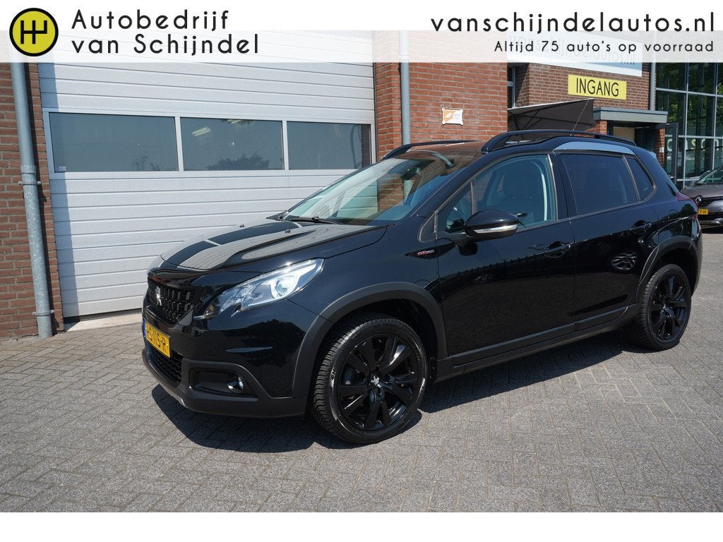 Peugeot 2008 1.2 PURETECH GT-LINE LUXE KEURIGE NETTE STAAT O, Voorwielaandrijving, Leder en Stof, Origineel Nederlands, Bedrijf
