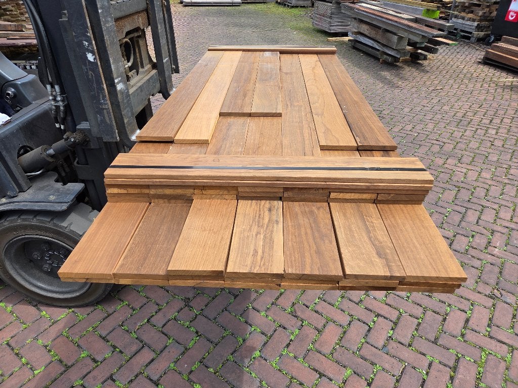 Hardhouten planken - Geschaafd 18x140 mm - nr: HP64, Ophalen, Planken, Nieuw, Hardhout