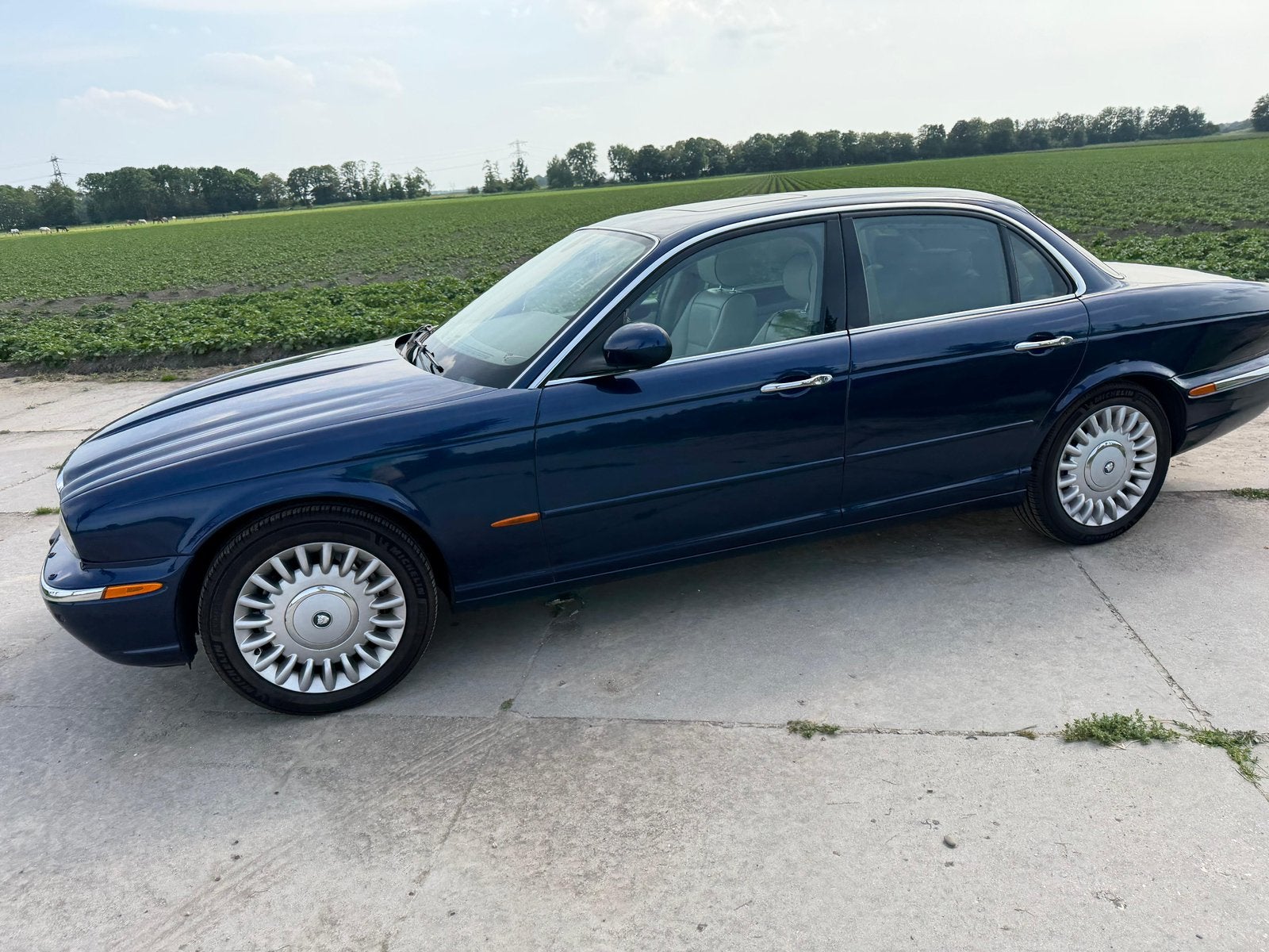 Jaguar 2003 Blauw, Automaat, 1800 kg, 394 pk, Blauw