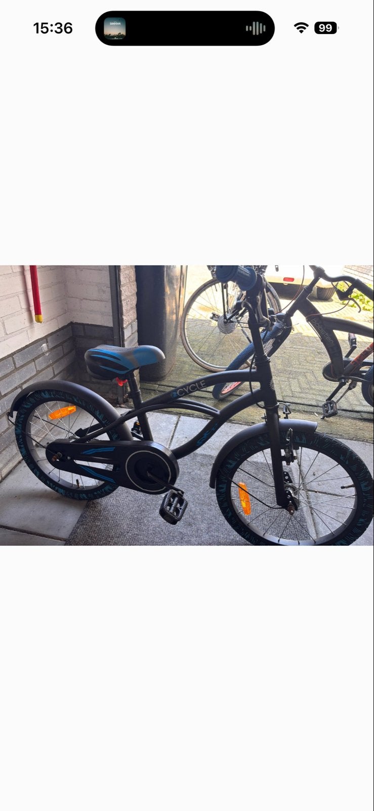 Kinderfiets 20 inch - Voorrem moet nagekeken worden, Ophalen, Gebruikt, Velgrem, 20 inch of meer