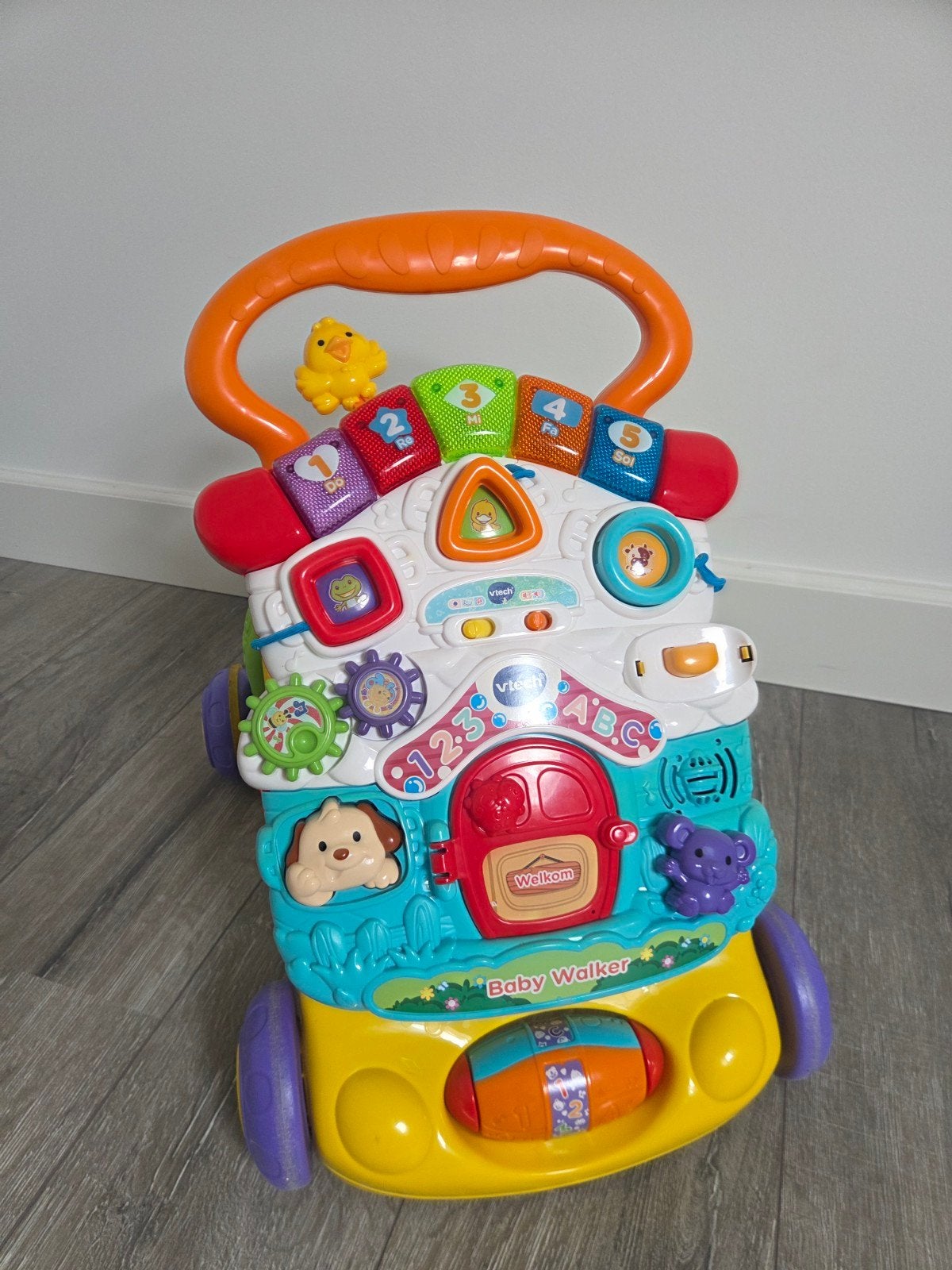 VTech Baby Walker 2-in-1: Loopwagen & Activiteitenpaneel, Ophalen, Zo goed als nieuw, Overige typen, Met licht
