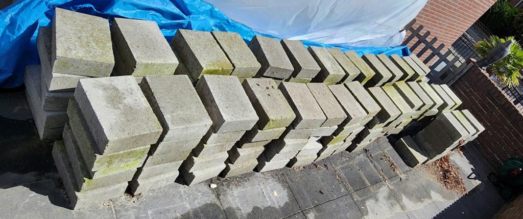 Betonblokken 30x10x20 cm (165 stuks). Goed voor 10 m², Doe-het-zelf en Verbouw, Metselstenen, Ophalen, Nieuw, Beton