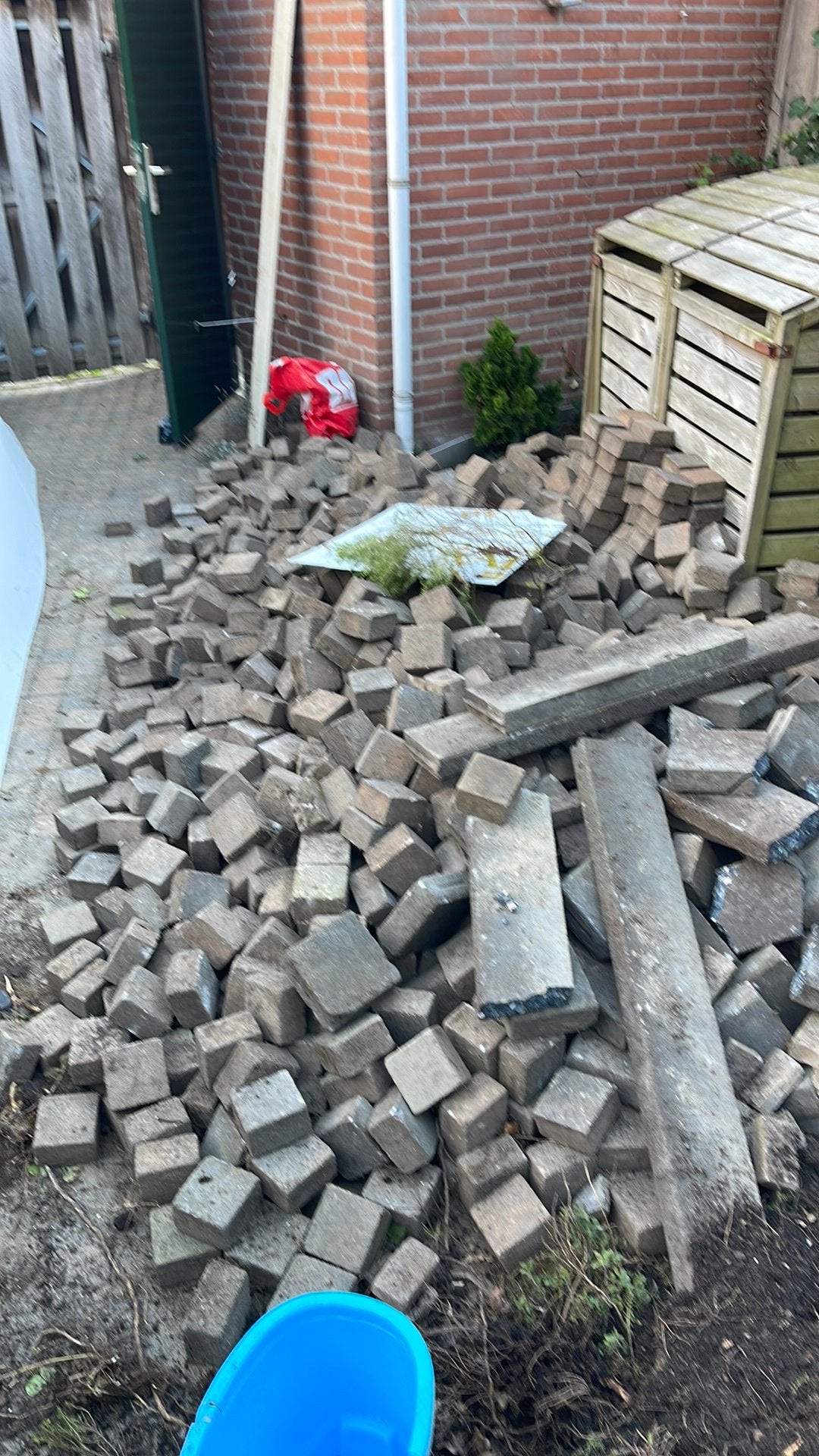 Tuintegels, Tuin en Terras, Ophalen, Zo goed als nieuw, Split