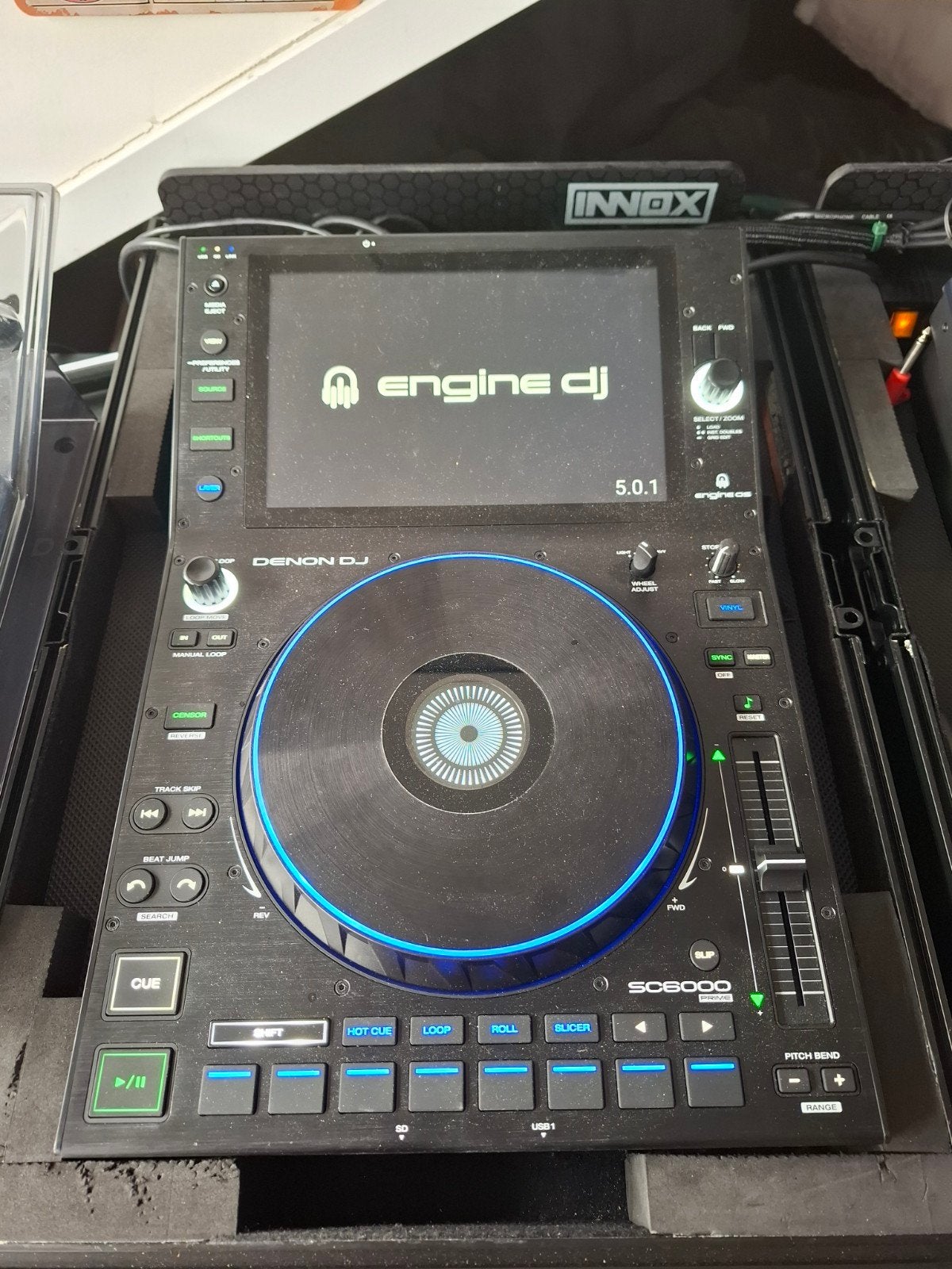 Denon DJ-set compleet met cases, decksavers en kabels, Muziek en Instrumenten, Dj-sets en Draaitafels, Ophalen of Verzenden, Zo goed als nieuw