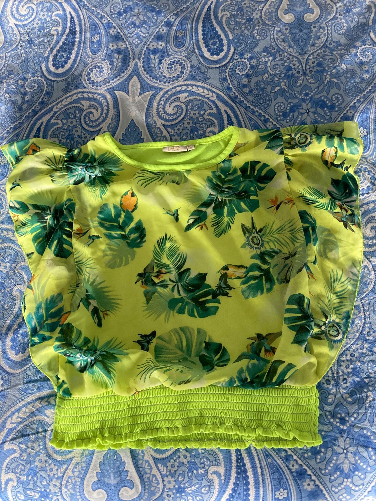 Maat 146 D zine leuke top tuniek groen, Kinderen en Baby's, Kinderkleding | Maat 146, Ophalen of Verzenden, Zo goed als nieuw