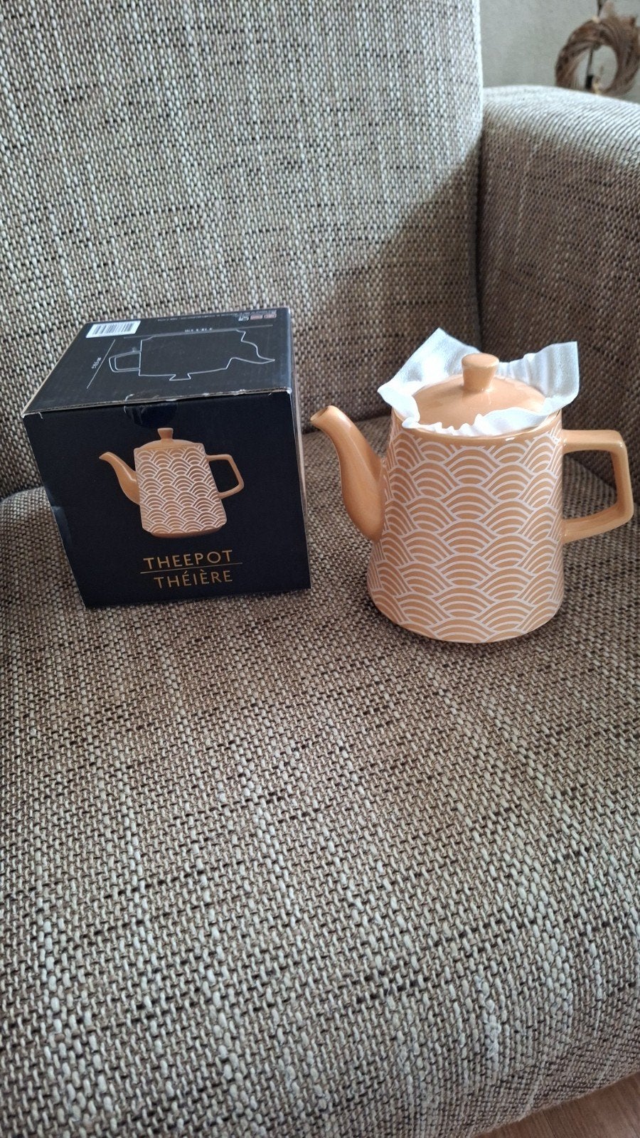 theepotje, Ophalen, Oranje