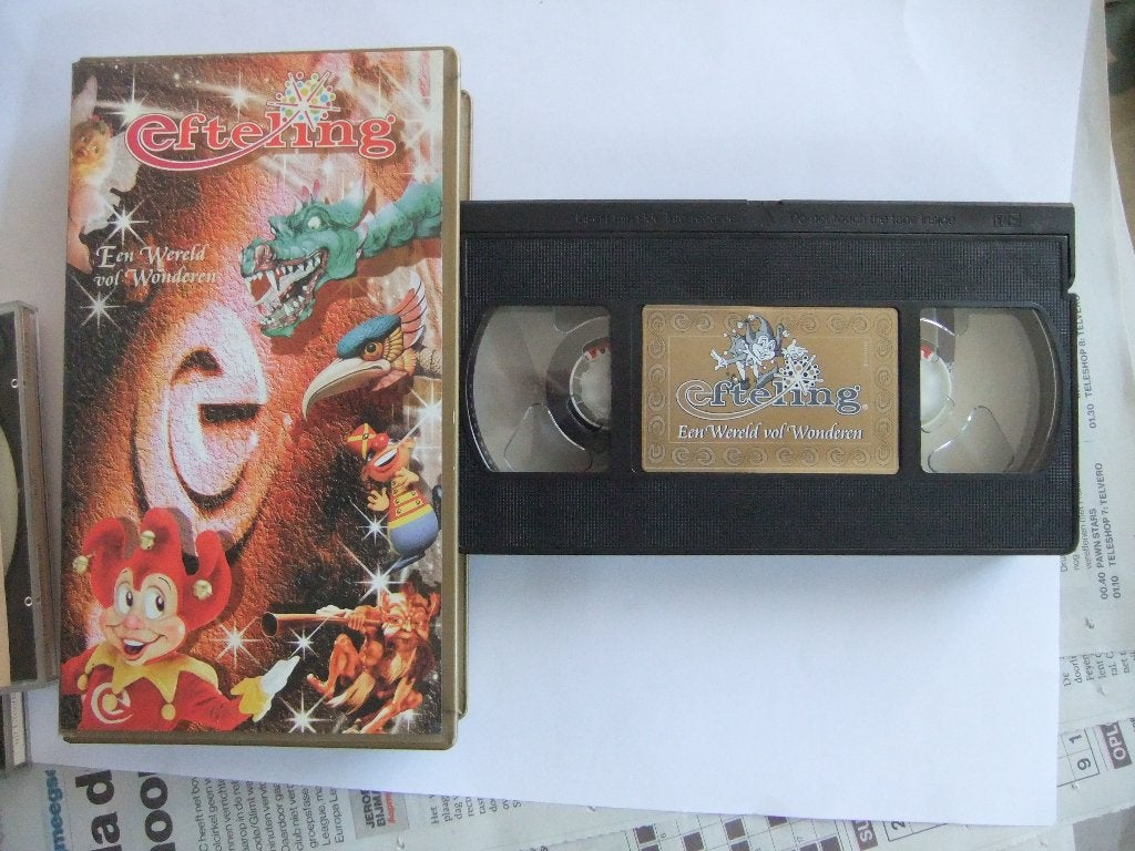 Efteling VHS: Een Wereld vol Wonderen, Verzenden, Gebruikt, Overige typen