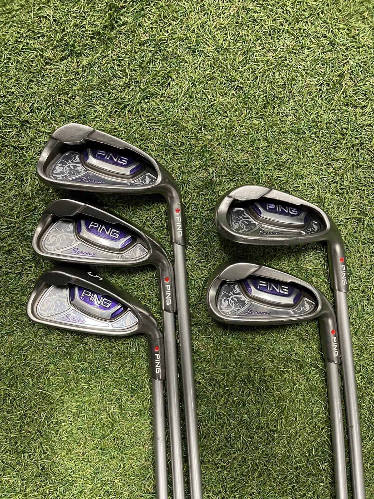 Ping Serene halve set 5,7,9,pw,sw (dames), Sport en Fitness, Set, Gebruikt, -, -