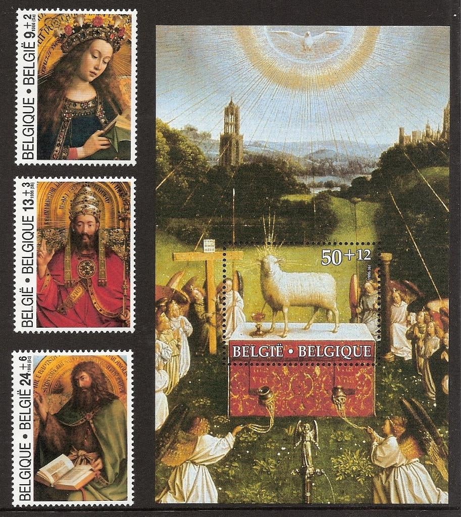 België, het Lam Gods, 1986., Ophalen of Verzenden, Postfris