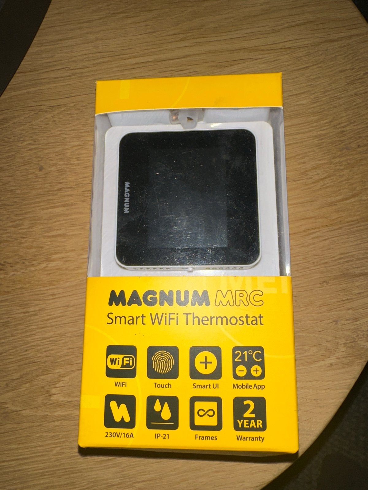 MAGNUM MRC Slimme WiFi Thermostaat - wit - Nieuw in doos, Doe-het-zelf en Verbouw, Ophalen of Verzenden, Slimme thermostaat, Nieuw