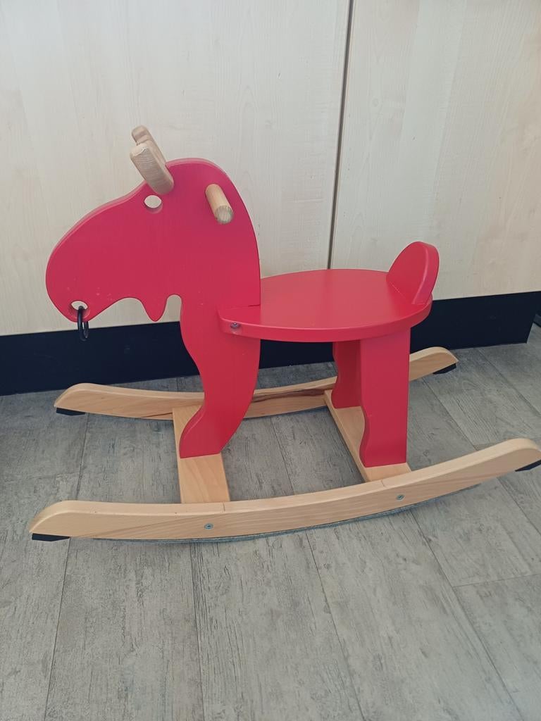 Hobbelpaard "eland", Ophalen