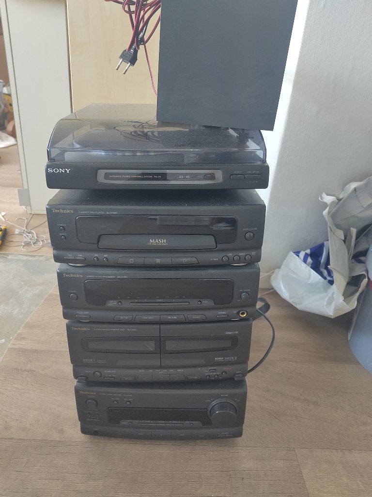Technics mini stereo set met Sony platenspeler, Audio, Tv en Foto, Stereo-sets, Ophalen, Gebruikt, Losse componenten, Tuner of Radio