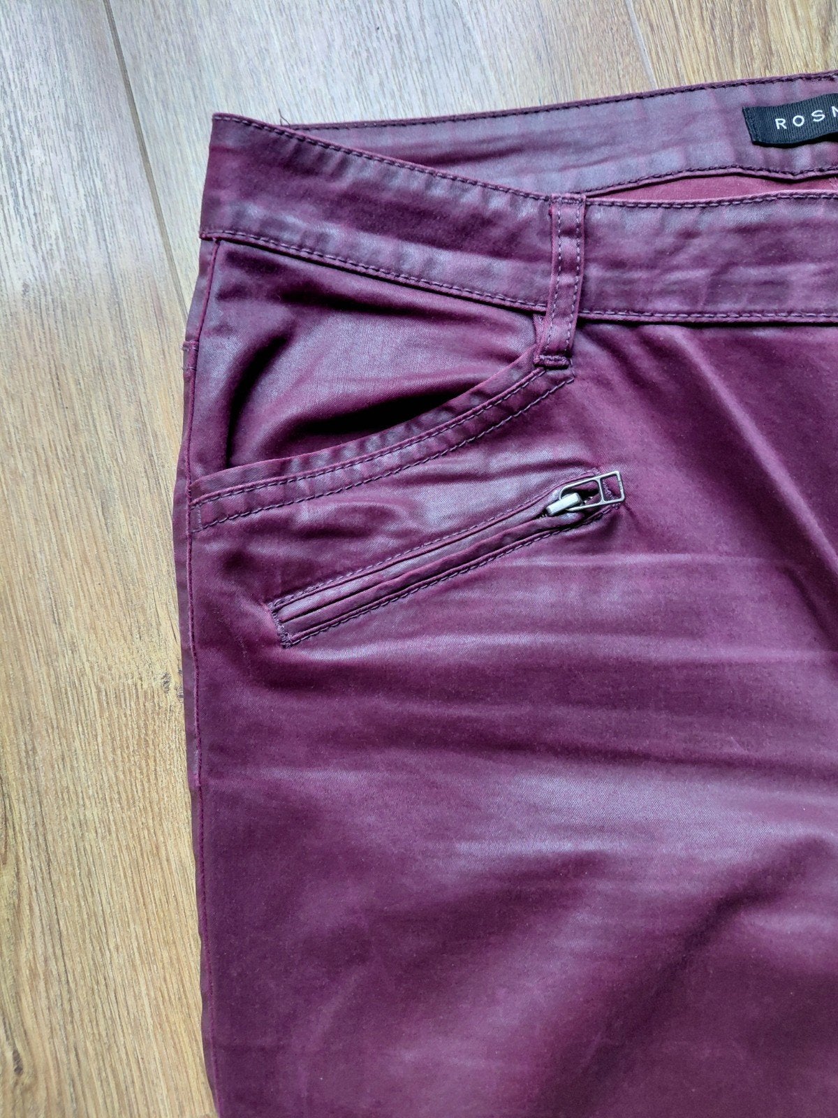 Rosner broek maat 44 (L) bordeauxrood gecoat, Kleding | Dames, Maat 42/44 (L), Ophalen of Verzenden, Rosner, Lang