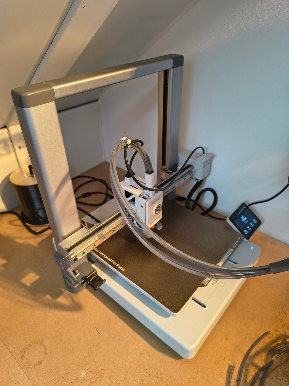 Bambu Lab A1 printer + AMS lite met diverse nozzles, Ophalen, Gebruikt, Bambu Lab, Filament